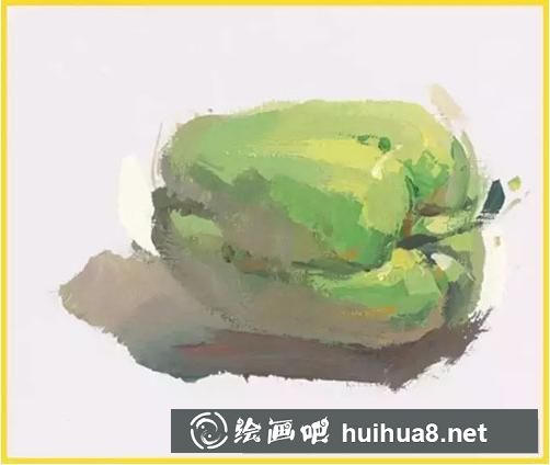 水粉靜物單體繪畫技巧