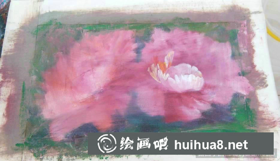 初學(xué)油畫(huà)花朵畫(huà)法步驟