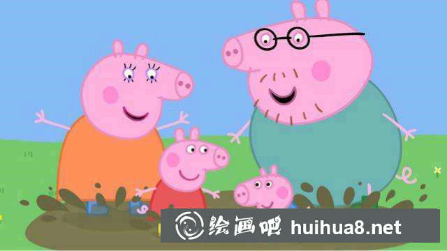 豬爸爸豬媽媽簡(jiǎn)筆畫圖片