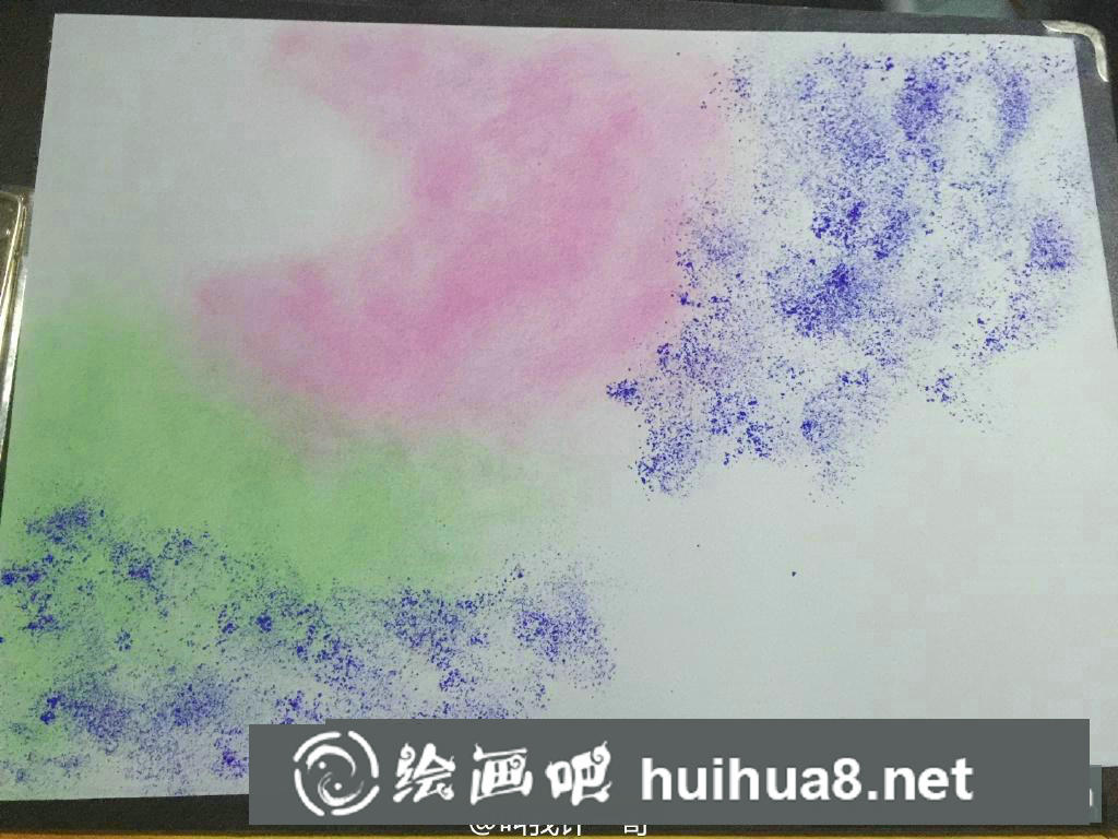 簡單好看的色粉畫教程