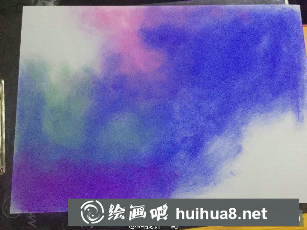簡單好看的色粉畫教程