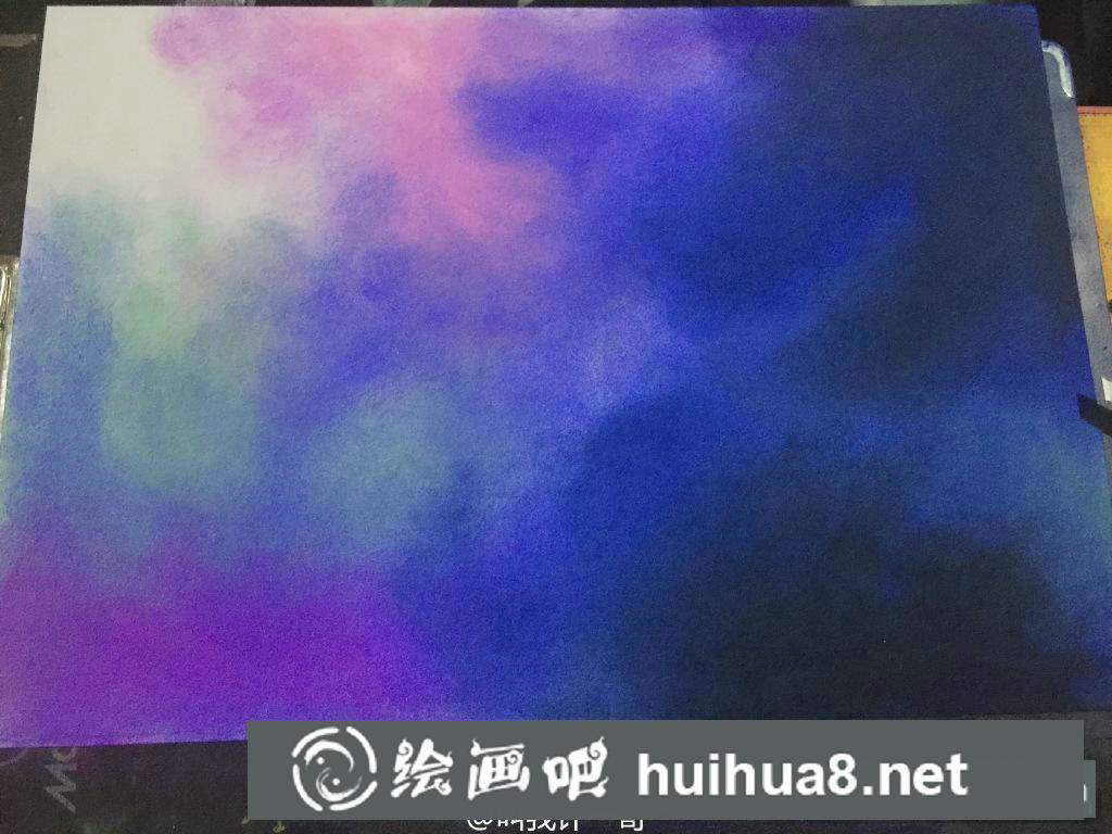 簡單好看的色粉畫教程