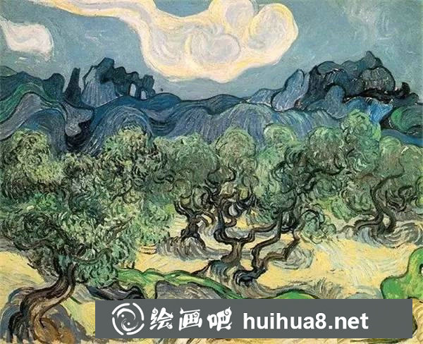 梵高風(fēng)景油畫作品