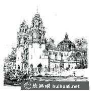 鋼筆畫建筑速寫藝術(shù)鑒賞