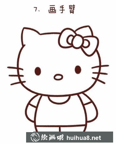 繪畫教程:如何畫Hello Kitty