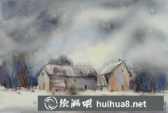 水彩畫風(fēng)景作品品鑒
