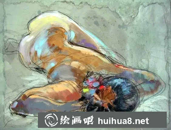 人體速寫臨摹圖片六