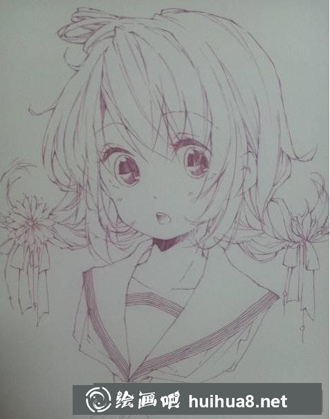 漫畫少女手繪教程