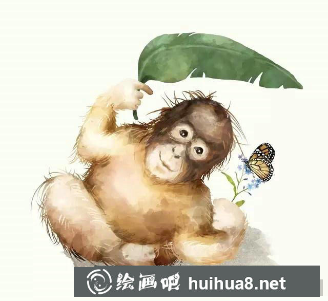 一組可愛(ài)的小動(dòng)物插畫作品欣賞