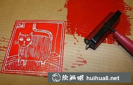 簡易兒童版畫制作過程