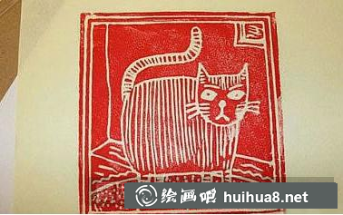 簡易兒童版畫制作過程