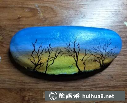丙烯創(chuàng)意石頭畫怎么畫