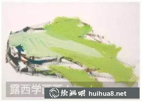 大白菜水粉畫法步驟