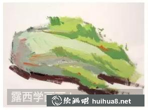 大白菜水粉畫法步驟
