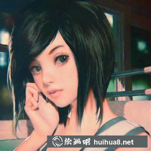 雨中少女