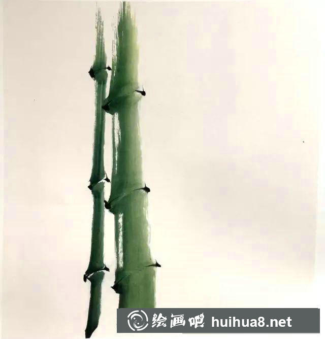 歲寒三友之竹的畫法