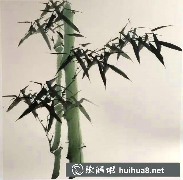 歲寒三友之竹的畫法