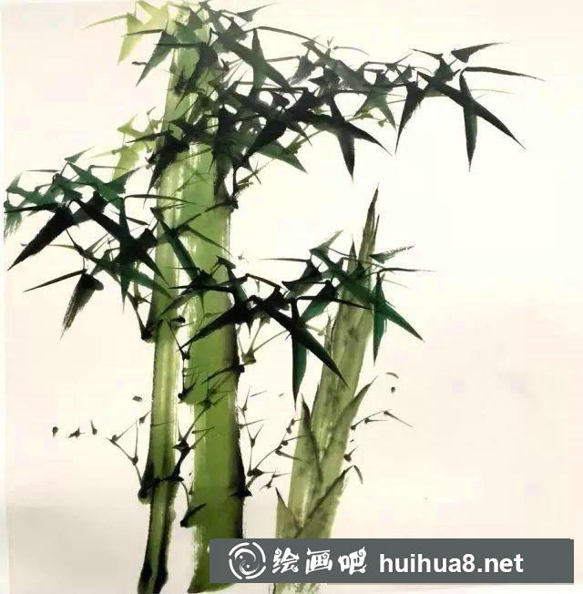 歲寒三友之竹的畫法