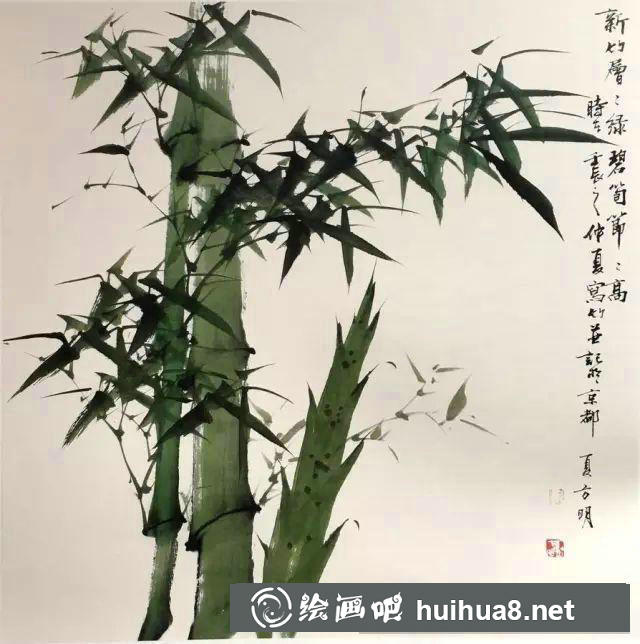 歲寒三友之竹的畫法