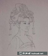 范冰冰版武則天水粉畫教學(xué)攻略