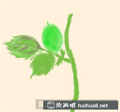 水粉畫(huà)玫瑰花教程