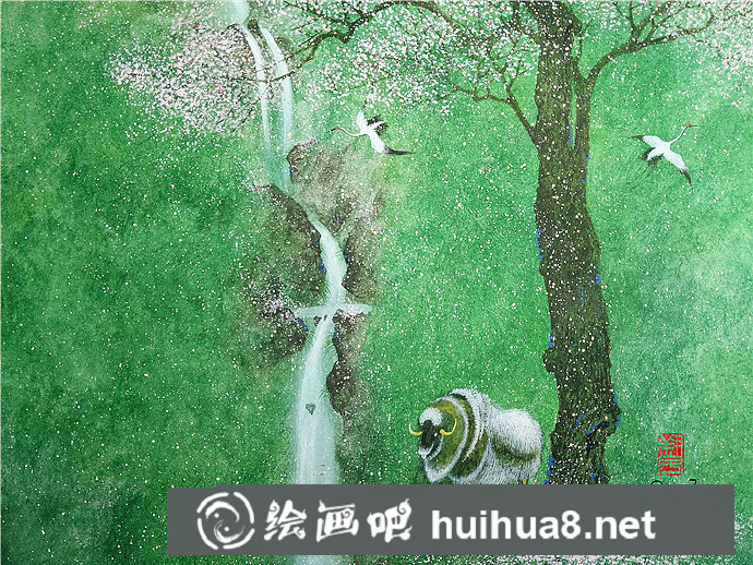 一組中國(guó)風(fēng)手繪插畫(huà)作品欣賞