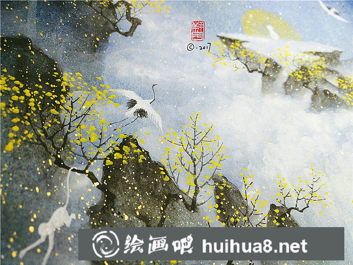 一組中國(guó)風(fēng)手繪插畫(huà)作品欣賞