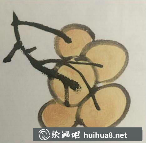 國畫葡萄的畫法教程