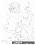 手繪漫畫(huà)可愛(ài)少女教程
