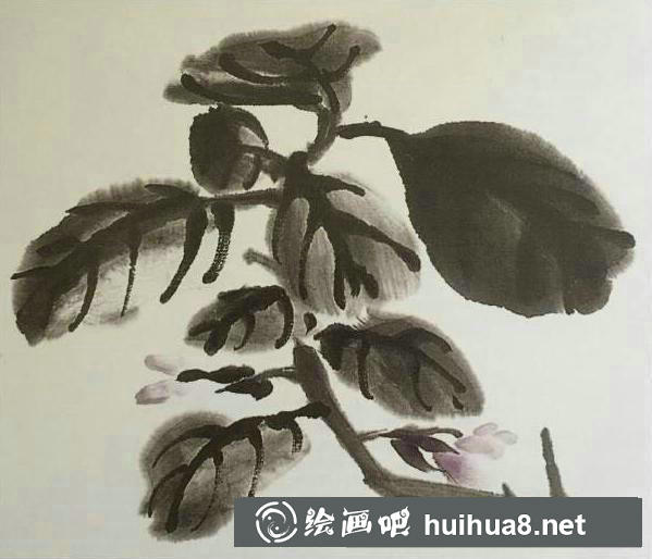 國(guó)畫茄子的畫法教程