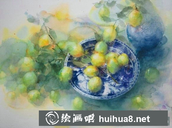 永山裕子水彩畫作品