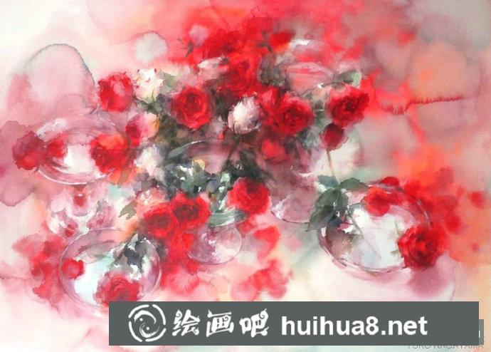 永山裕子水彩畫作品