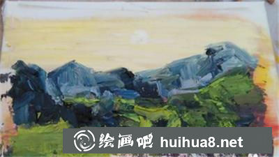 風(fēng)景圖油畫(huà)教程