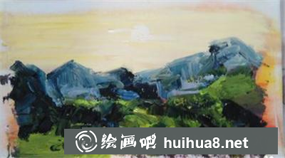 風(fēng)景圖油畫(huà)教程