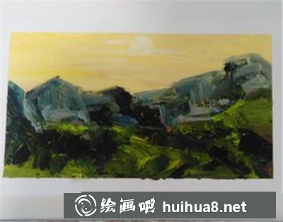 風(fēng)景圖油畫(huà)教程