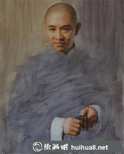 李連杰繪畫教程