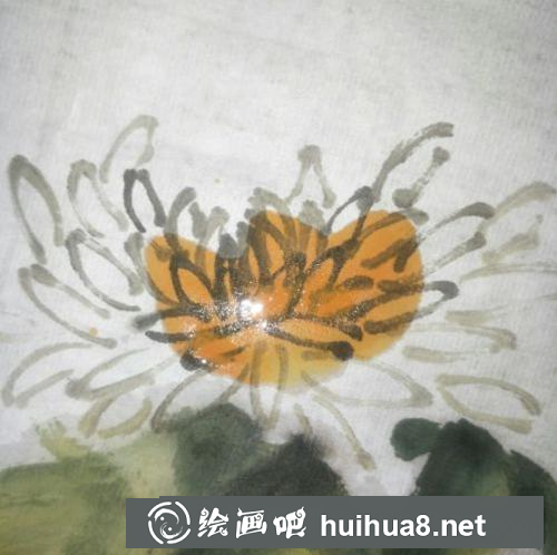 國畫菊花的畫法