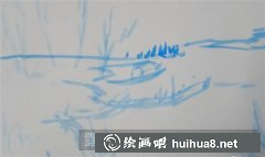 水粉教程：畫停泊小船方法