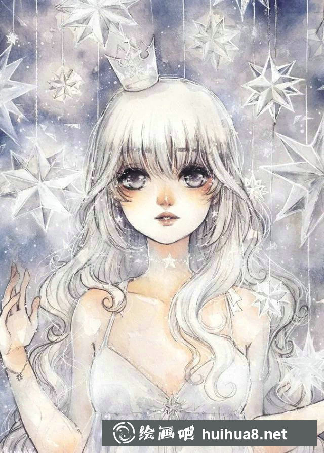 Cherri水彩人物作品2