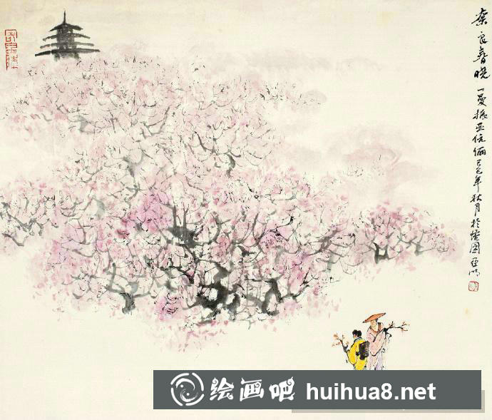 亞明山水畫作品欣賞