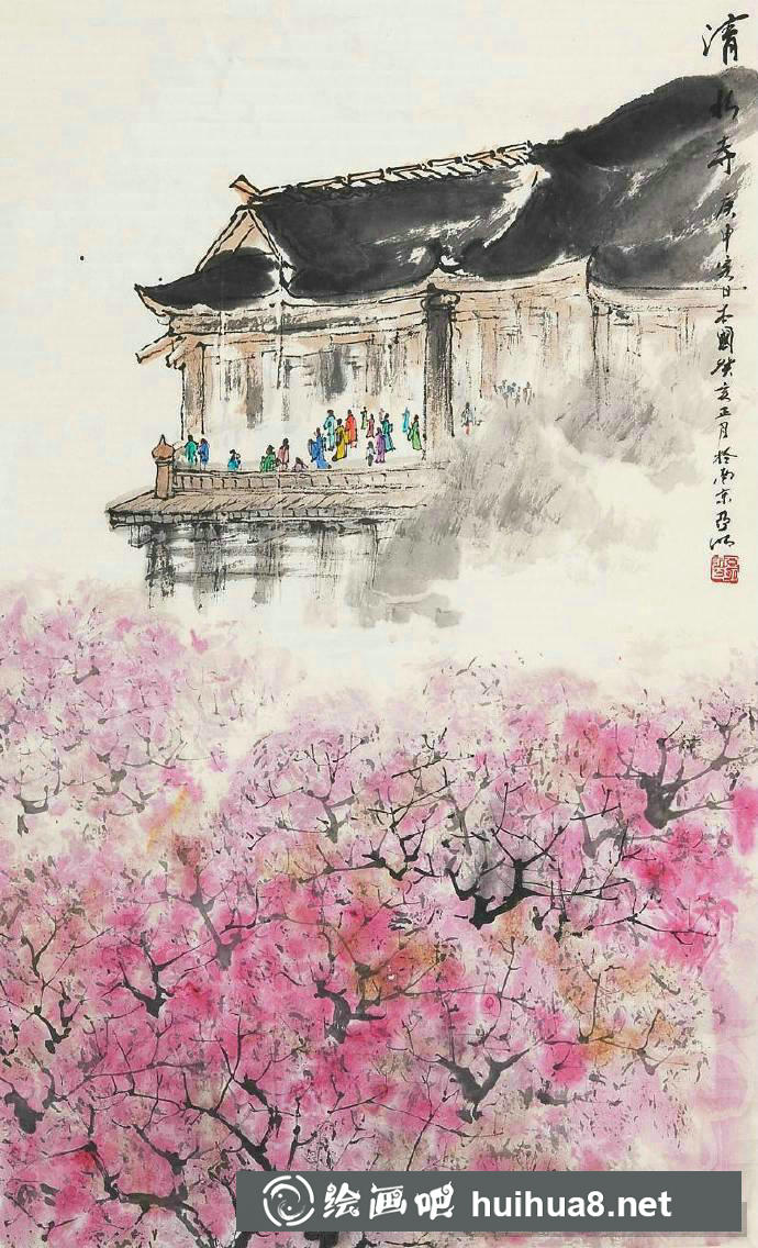 亞明山水畫作品欣賞