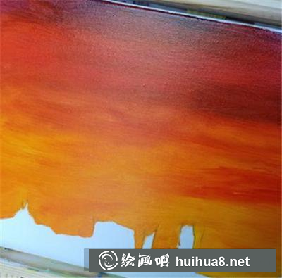 油畫(huà)教程之落日怎么畫(huà)