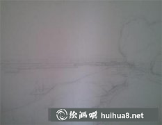 油畫教程河畔風(fēng)景繪