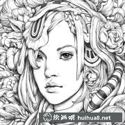 針管筆繪人物插畫佳作賞析