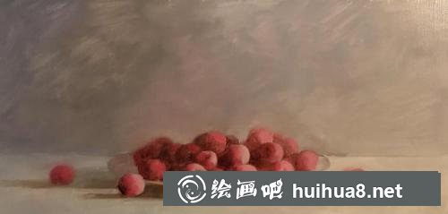 櫻桃油畫步驟