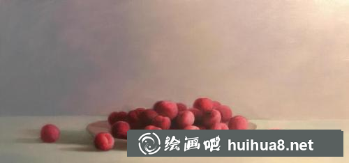 櫻桃油畫步驟