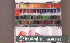 水粉畫櫻花樹教程分享