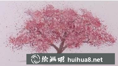 櫻花樹的畫法