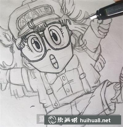 漫畫(huà)人物阿拉蕾的繪畫(huà)教程