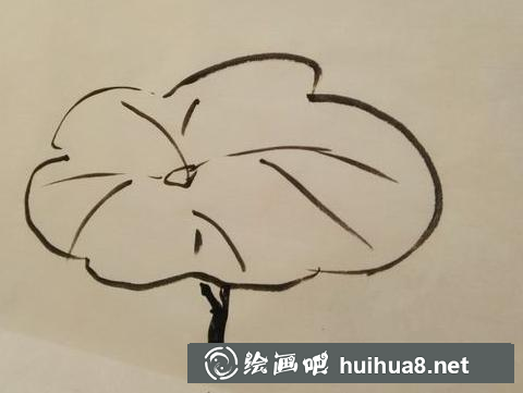 荷花的畫法